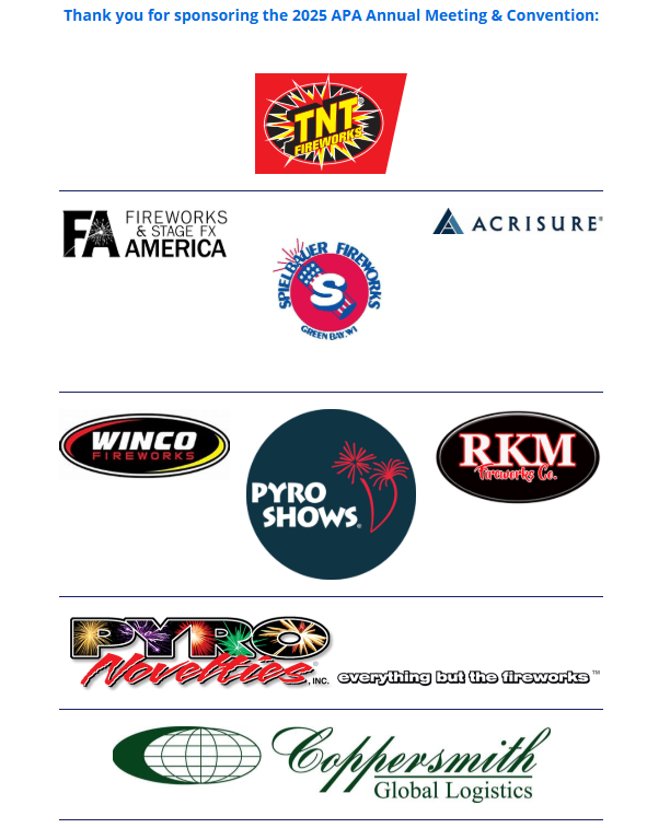2025 Convention Sponsors
